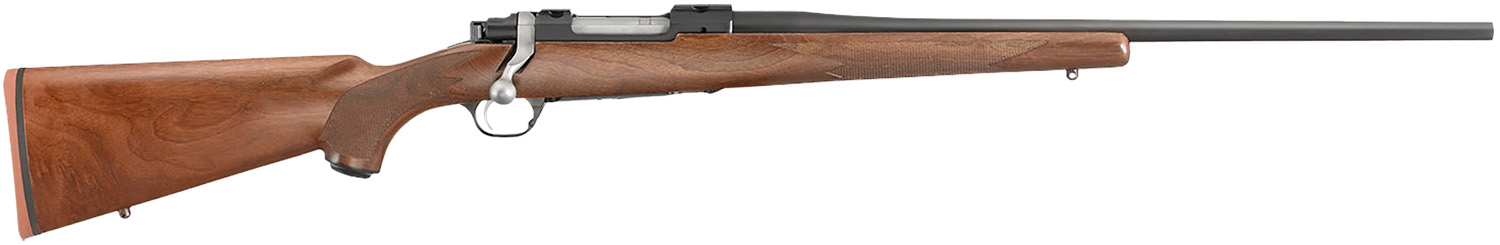 Ruger 37115 Hawkeye 257 Roberts 22" Blued Walnut Stock Bolt-Action Rifle