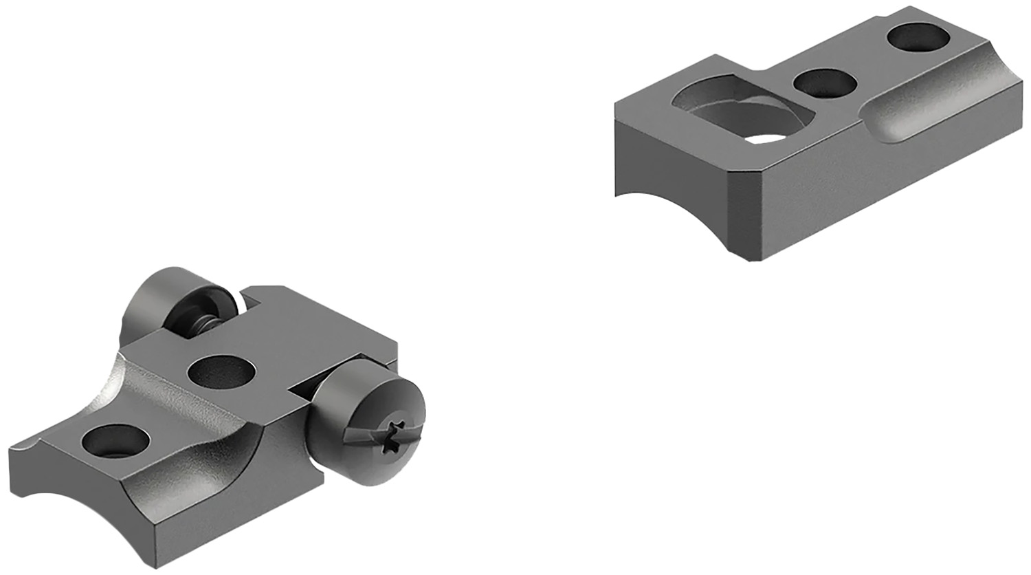 Leupold 2pc Steel Mount For Ruger American Rimfire Rifle Matte Black 170489