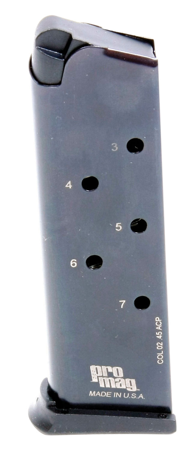ProMag COL02 Standard Blued Detachable 7rd 45 ACP for 1911 Government-img-0