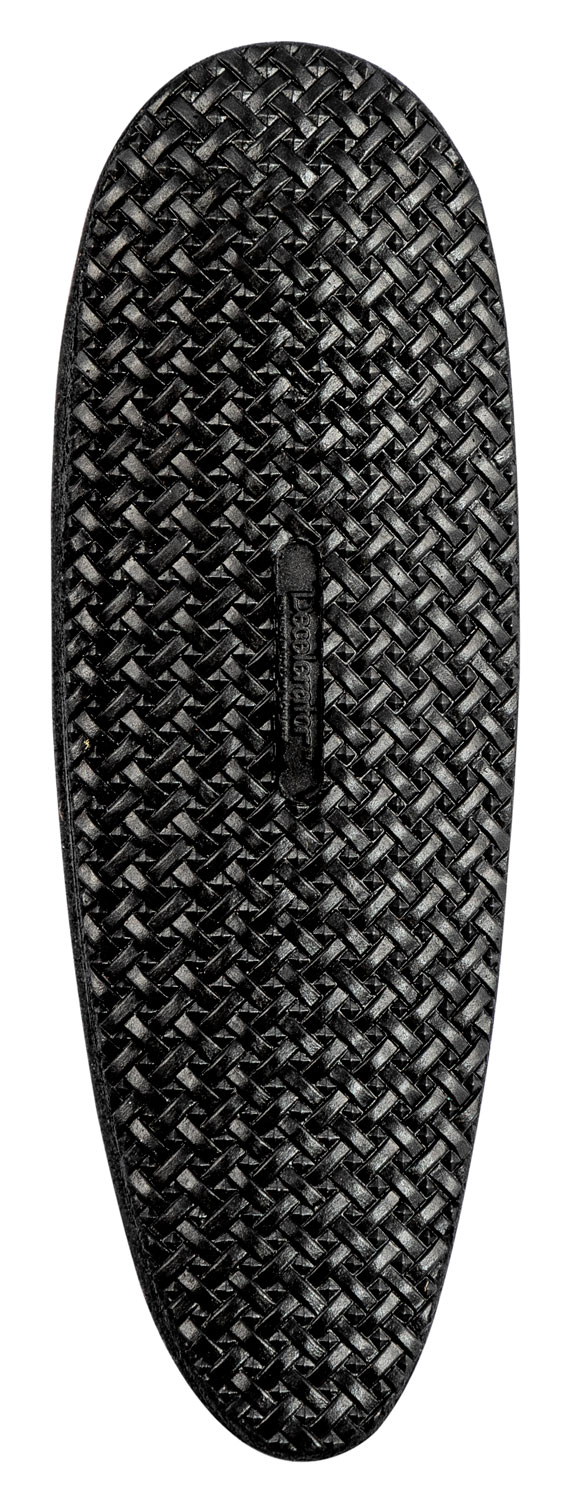 Pachmayr D750B Decelerator Field Style Recoil Pad Medium Black Basketweave Rubber 1" Thick