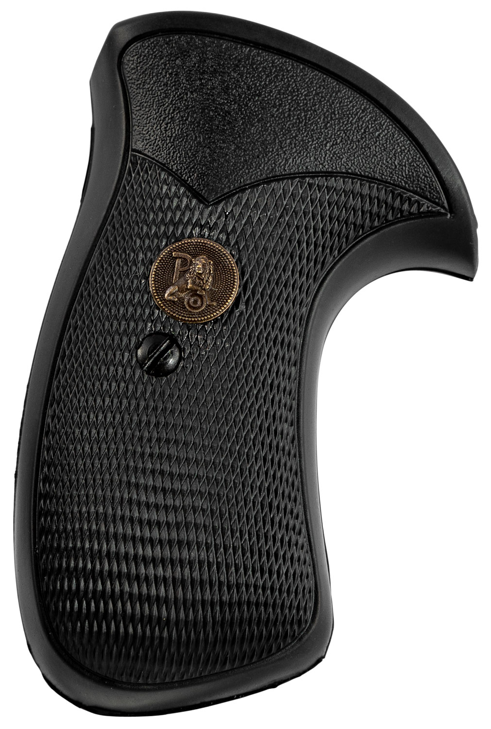 Pachmayr 03270 Grip S&W K/L Frame Round Butt Rubber Black Non-Slip