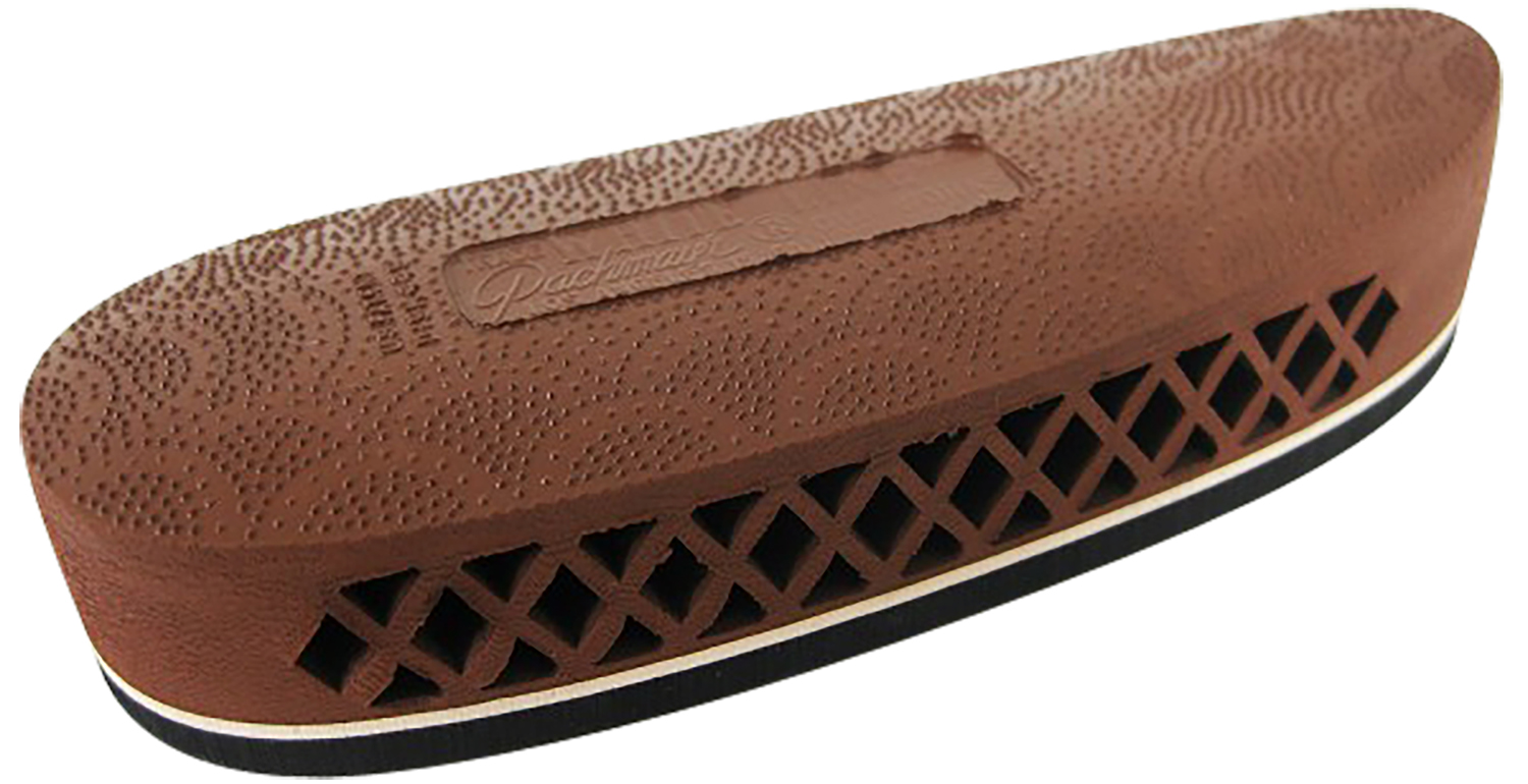 Pachmayr F325 Deluxe Field Recoil Pad Medium Brown with White Line Rubber for Shotgun