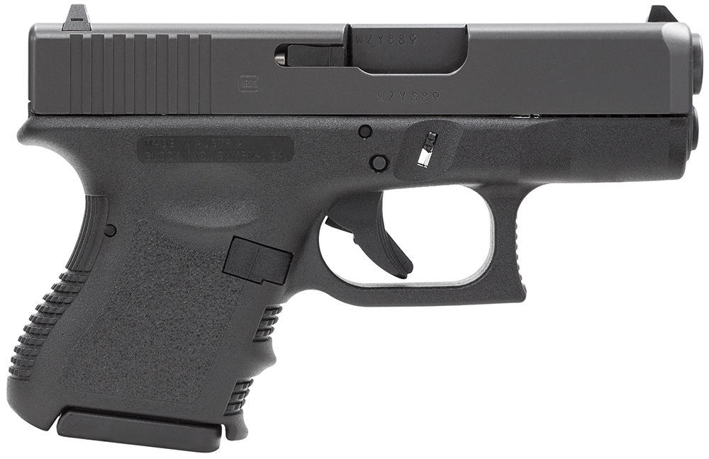 Glock PI3350201 G33 Gen3 Sub-Compact 357 Sig 9+1 3.43" Black Polygonal...-img-0