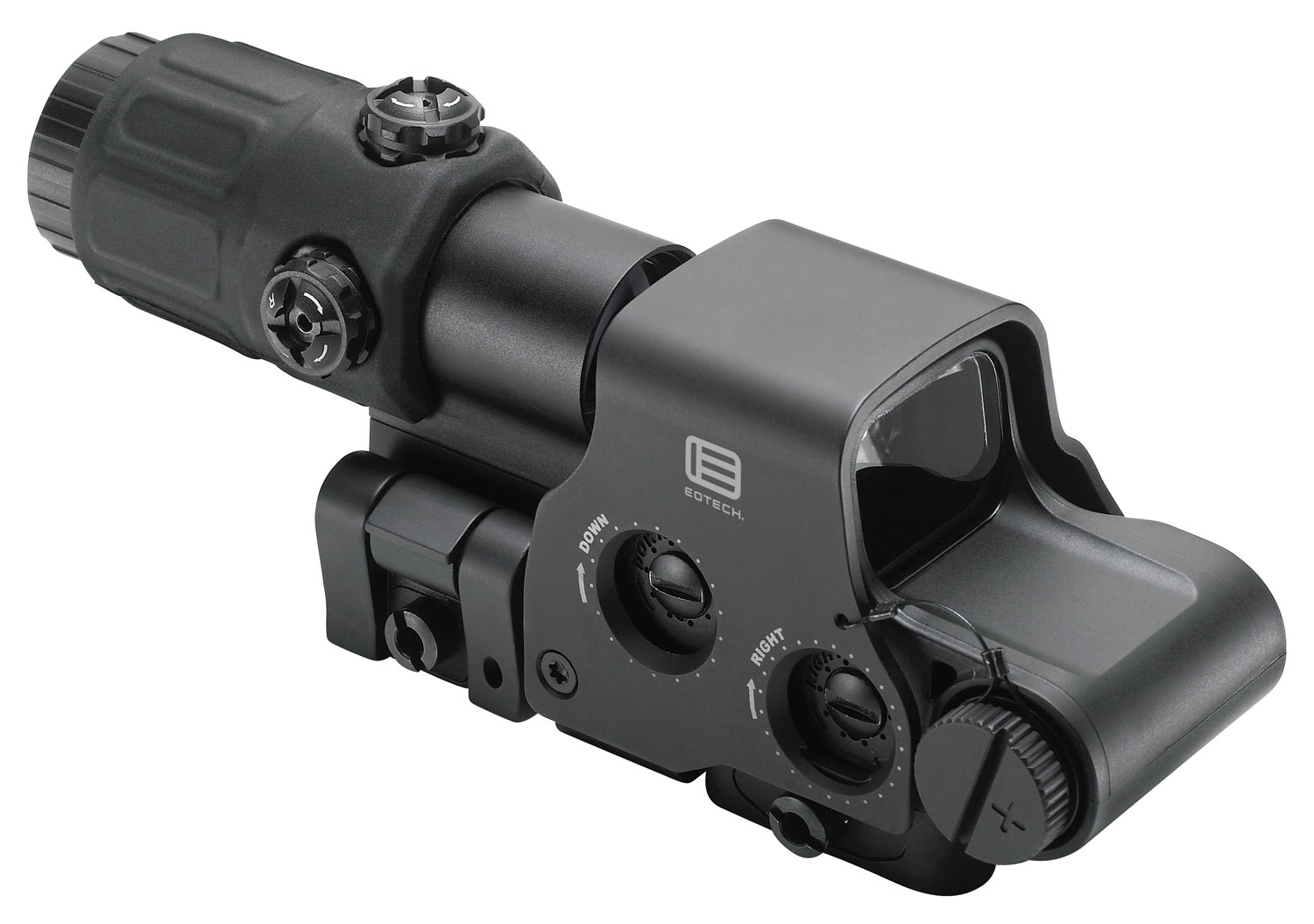 Eotech HHSII EXPS & G33 Magnifier Matte Black 1x/3x 1.20″ x 0.85″ 1 MOA Red Dot/68 MOA Ring