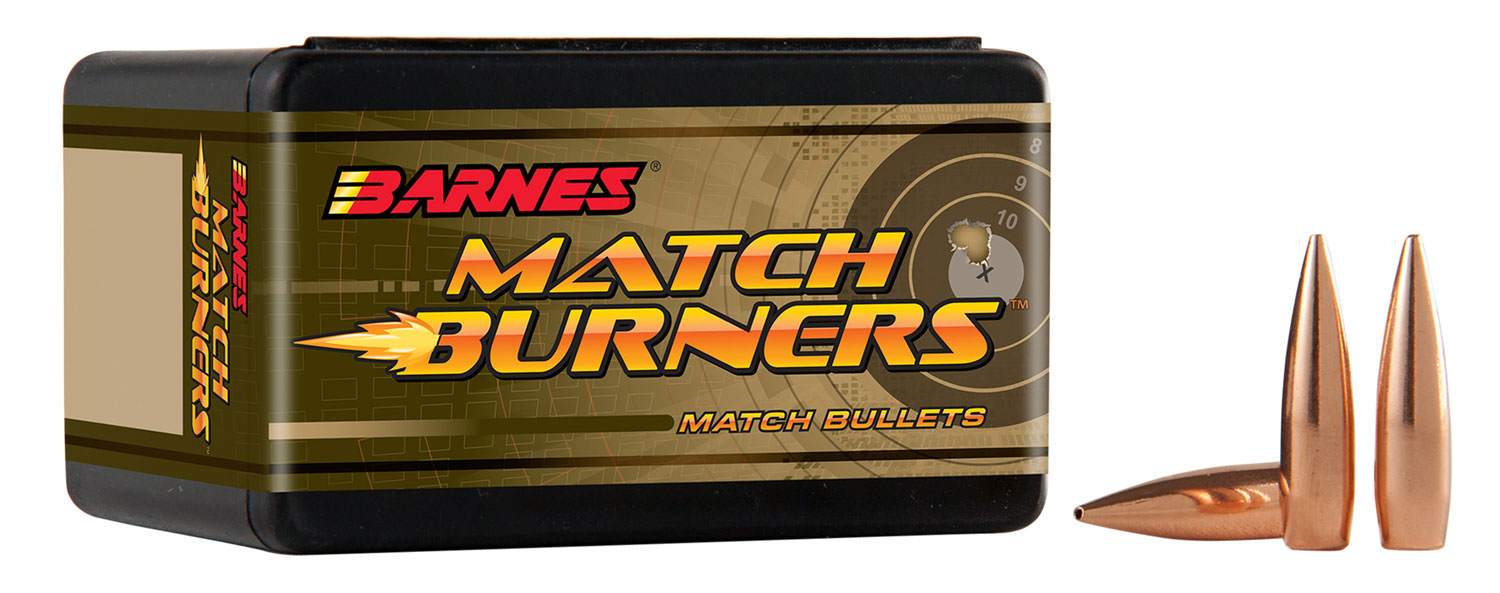 Barnes Match Burner 69gr BT .22 Caliber Rifle Bullets - 100 Box, High-img-0