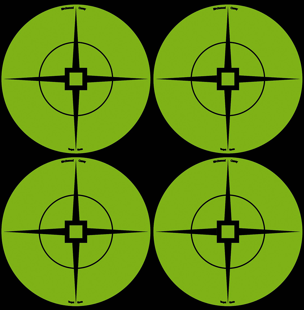 Birchwood Casey 33933 Target Spots  Self-Adhesive Paper Black/Green 3 Crosshair 40 Pack