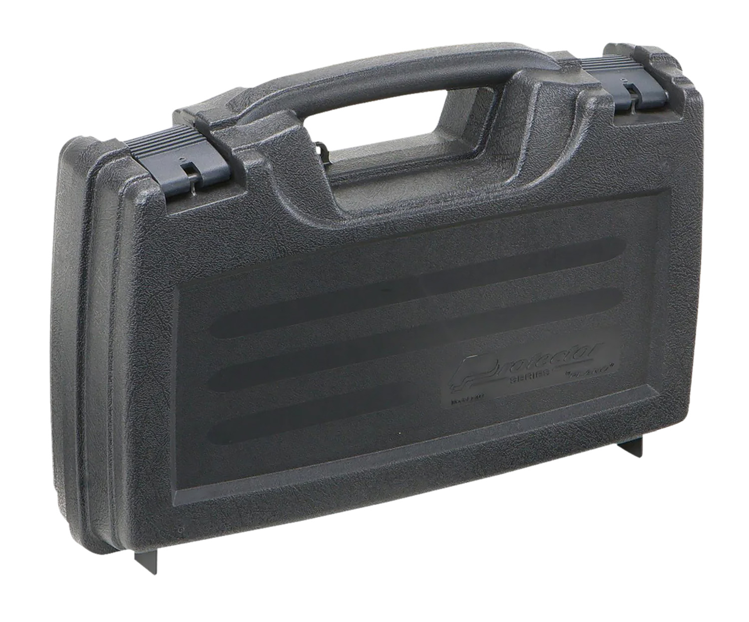 Plano 140300 Protector Pistol Case made of Polymer with Black Finish, Heavy-Duty Latches, Foam Padding & Lockable Tabs 11.50
