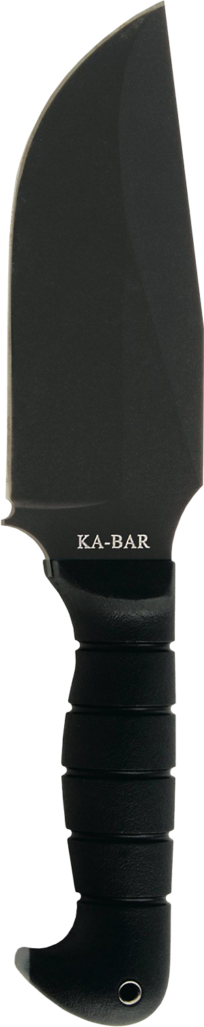 Ka-Bar 1278 Warthog 6.75" Fixed Blade Knife, SK-5 High Carbon, TPR Handle