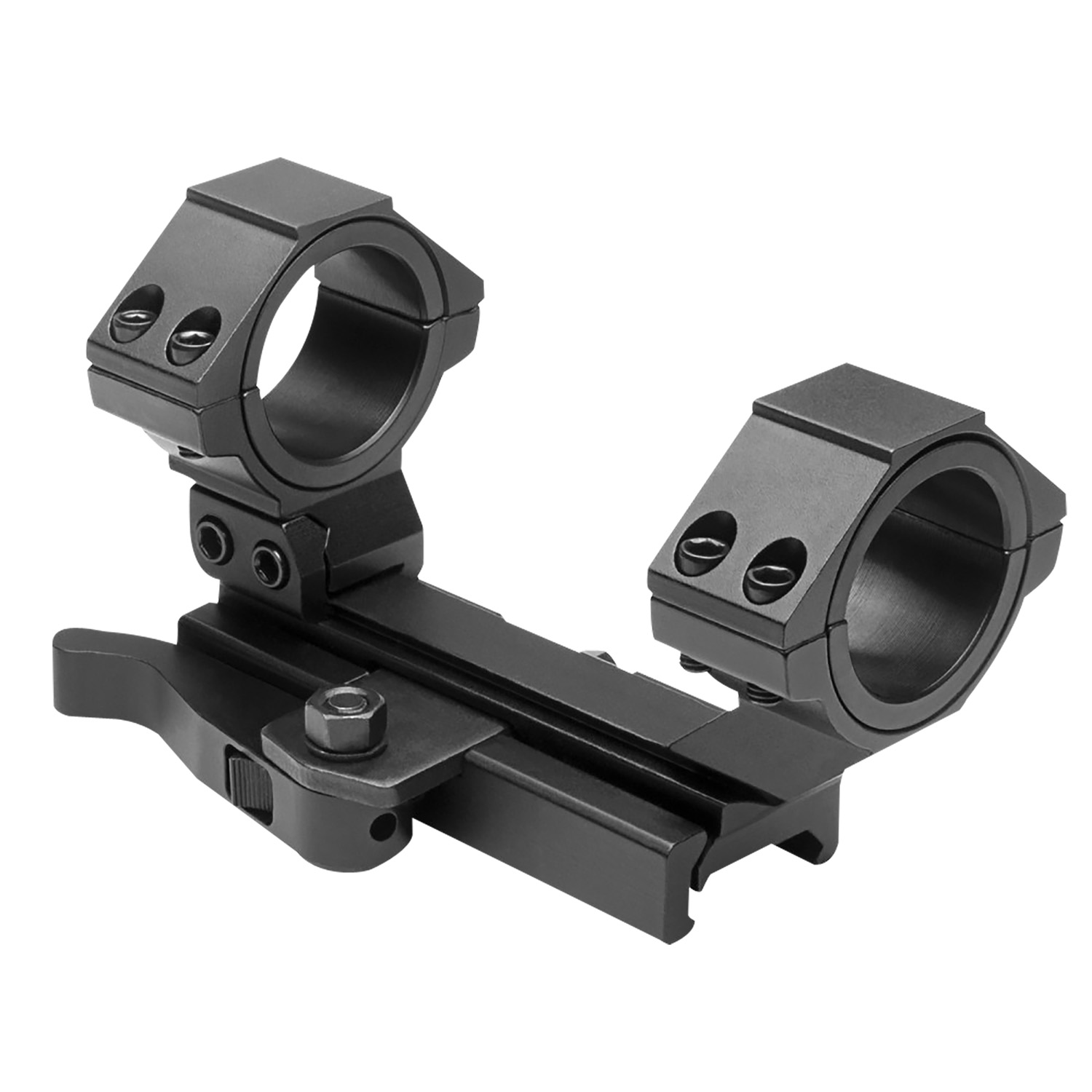 NcStar MARCQ AR-15 Adjustable QR Scope Mount 30mm/1" Black Anodized - NC - Best Price $27.56