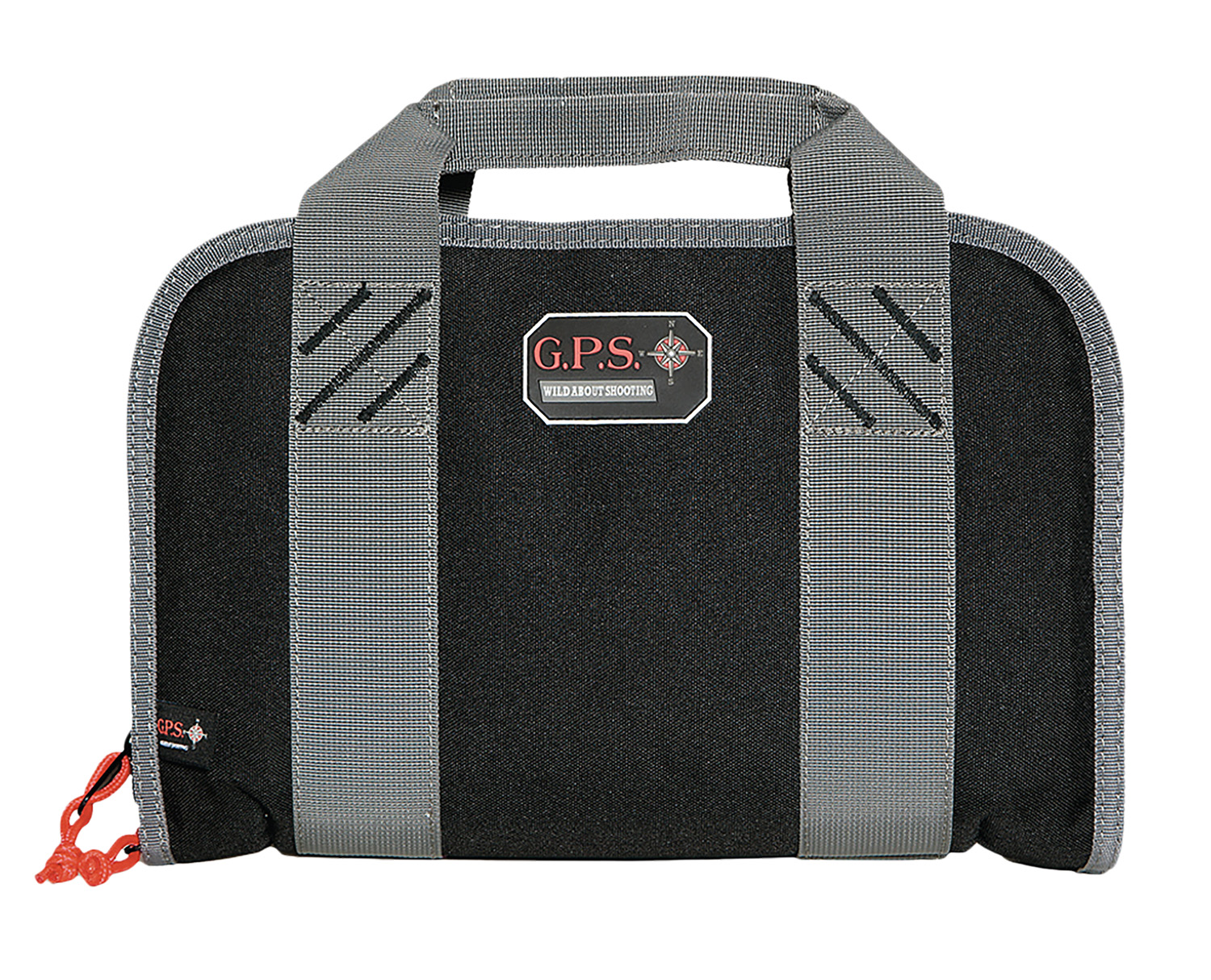 GOUTDOORS Double W/ Quilted Tricot Lining Nylon Black Pistol Case (1308PC)