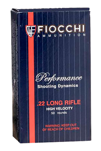 Fiocchi 22FHVCRN Field Dynamics High Velocity 22LR 40gr Copper Plated Solid Point 50 Per Box/100 Case Fiocchi 22FHVCRN Field Dynamics High Velocity 22LR 40gr Copper Plated Solid Point 50 Per Box/100 Case