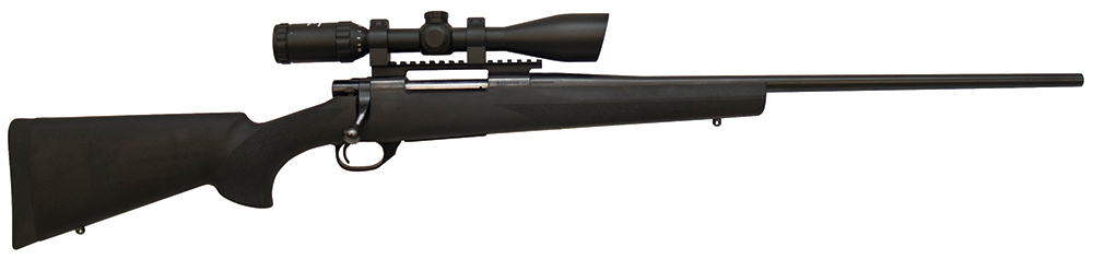 Howa HGK62707+ Hogue Gameking Scope Pkg Bolt 7mm-08 Rem 22 Blk Stk Blued