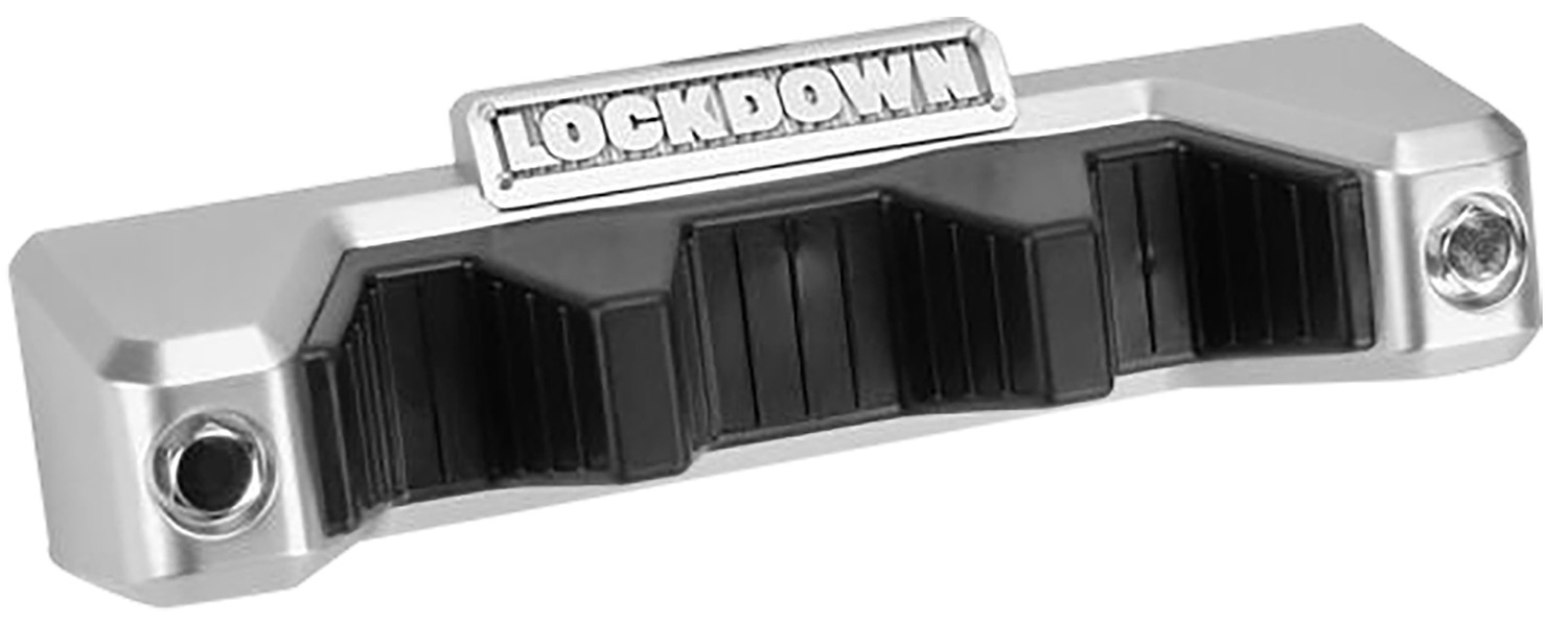 Battenfeld Lockdown 222177 Magnetic Barrel Rack, Gray/Black, Holds 3 Guns, Overmolded Rubber Contact Points - Lockdown
