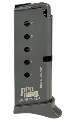 ProMag RUG13 Ruger LCP  6rd 380 ACP Blued Steel