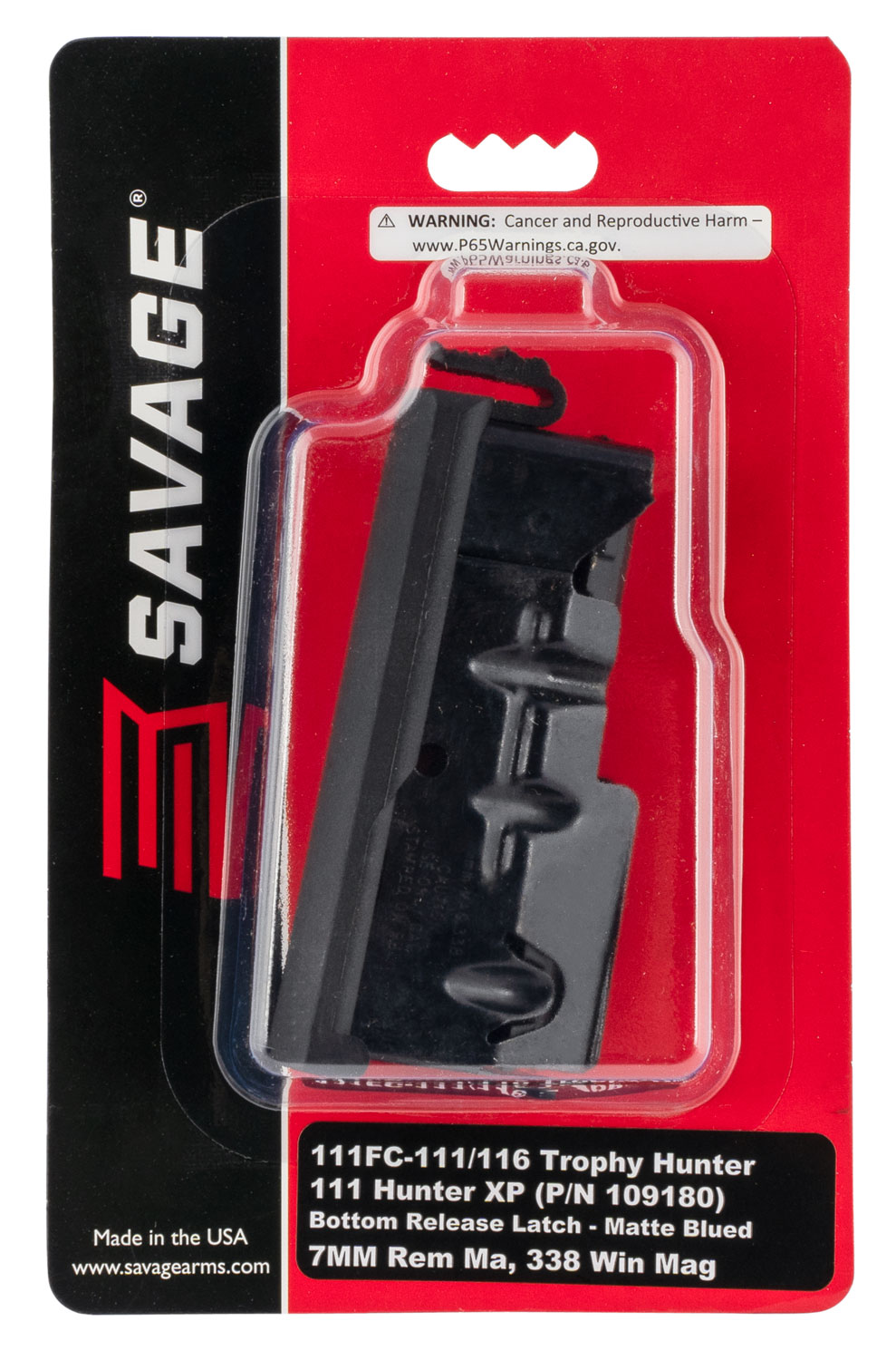 Savage Arms 55253 Axis Blued Detachable 3rd 7mm Rem Mag, 338 Win Mag - SAVAGE ARMS - 3RD