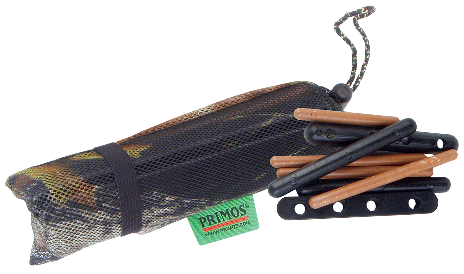 Primos 730 Rattling System Big Buck Bag Attracts Deer Black/Brown Wood