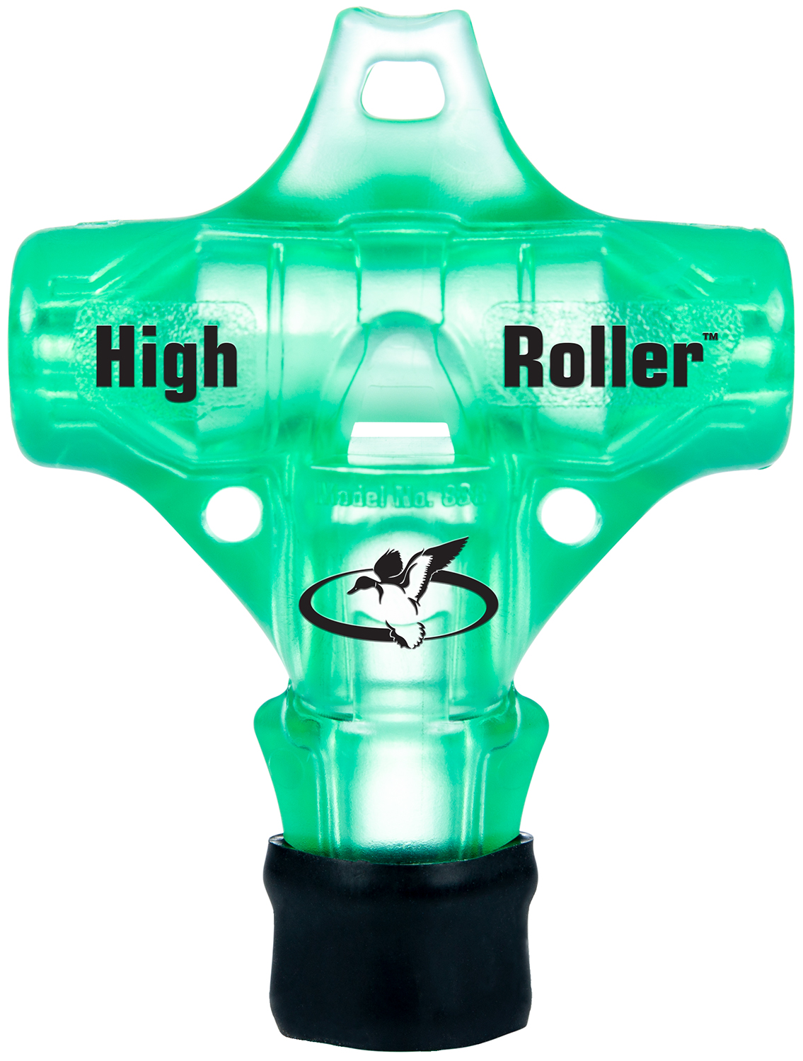 Primos High Roller Call Green Polycarbonate Automatic Fluttering Whistle