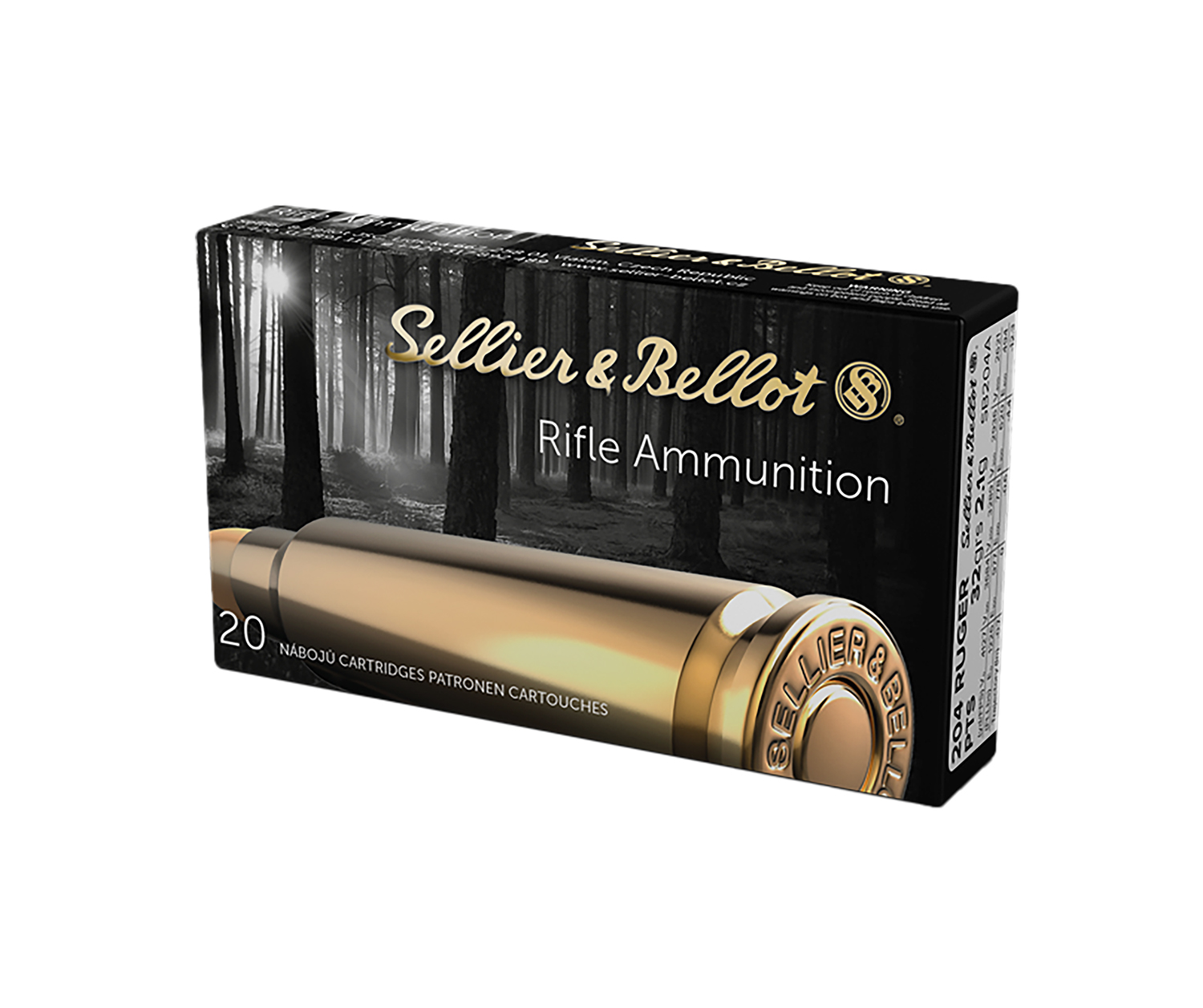 Sellier & Bellot SB204A 204 Ruger 32gr PTS 20/Box 50/Case