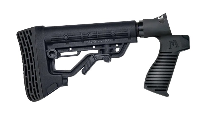 Mossberg 95219 Flex Stock  6 Position Black Synthetic for Mossberg 500, 590 (Not for Flex-22)