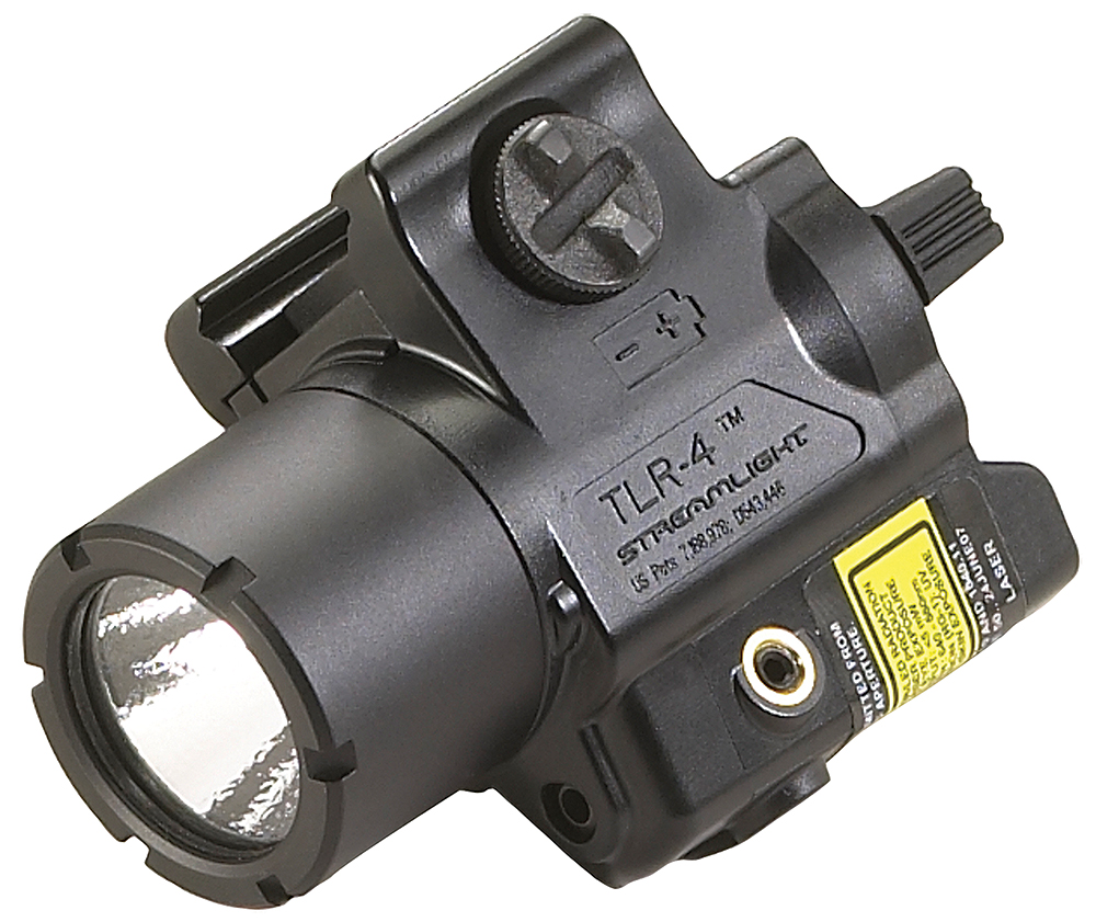 Streamlight TLR-4, Tac Light w/laser, Compact Pistols, 170 Lumens, Black 69240