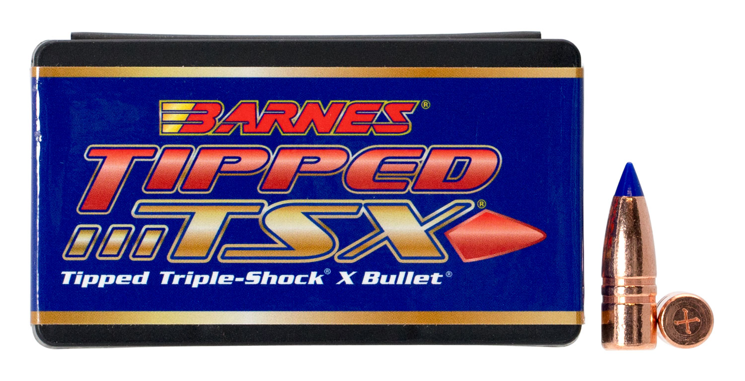 Barnes Bullets Tipped TSX 35 Caliber 180 Grain Flat Base 50 Rounds