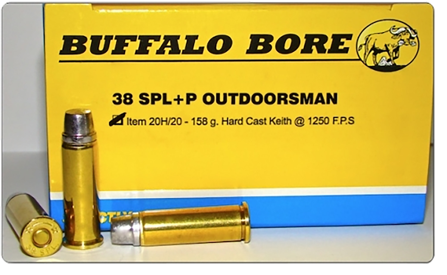 Buffalo Bore Ammunition 20H20 Outdoorsman Strictly Business 38Special +P