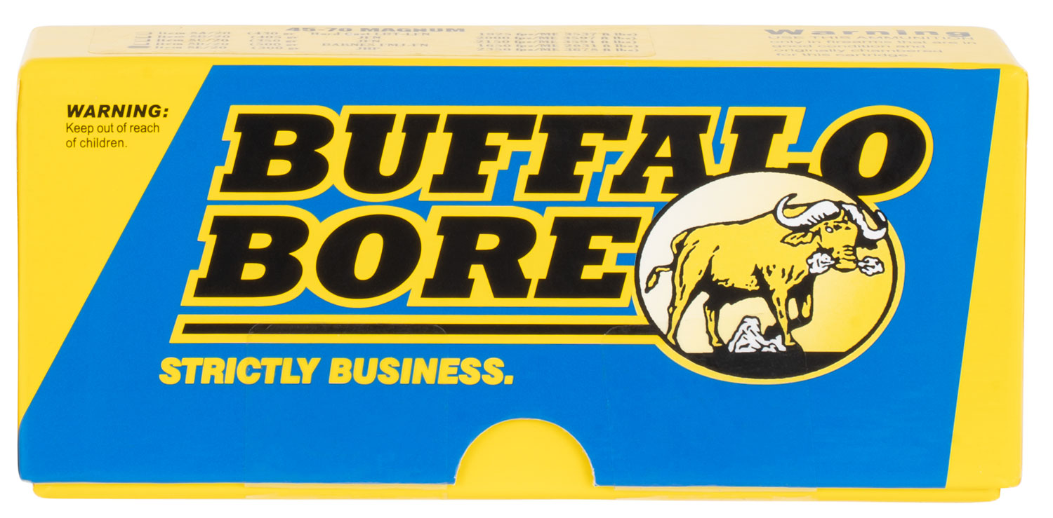 Buffalo Bore Ammunition 8E20 Lever Gun Strictly Business .45-70 Government 300gr Jacketed Hollow Point