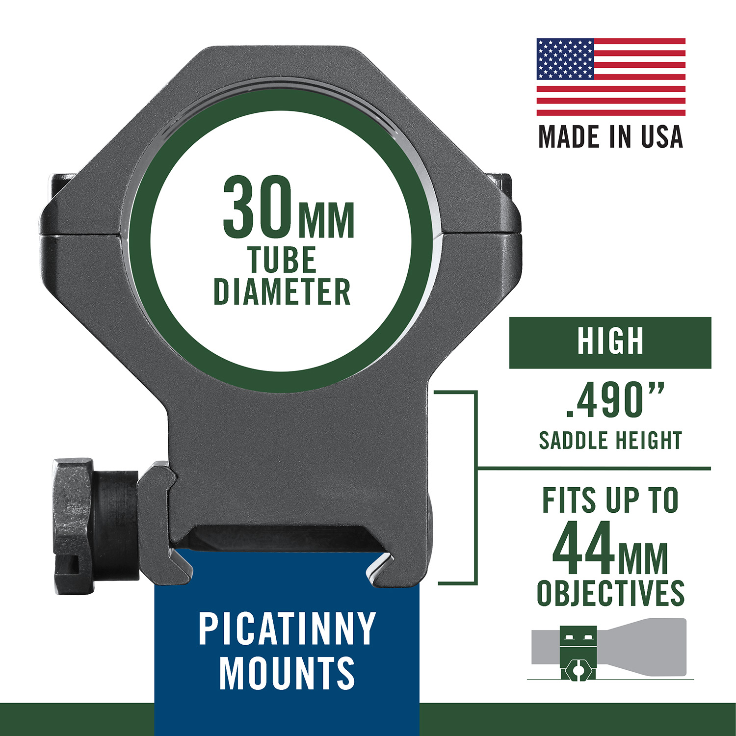 Weaver Six-Hole Picatinny 99694 – Reliable 30mm Scope Rings 8 Weaver Six-Hole Picatinny 99694 detail view