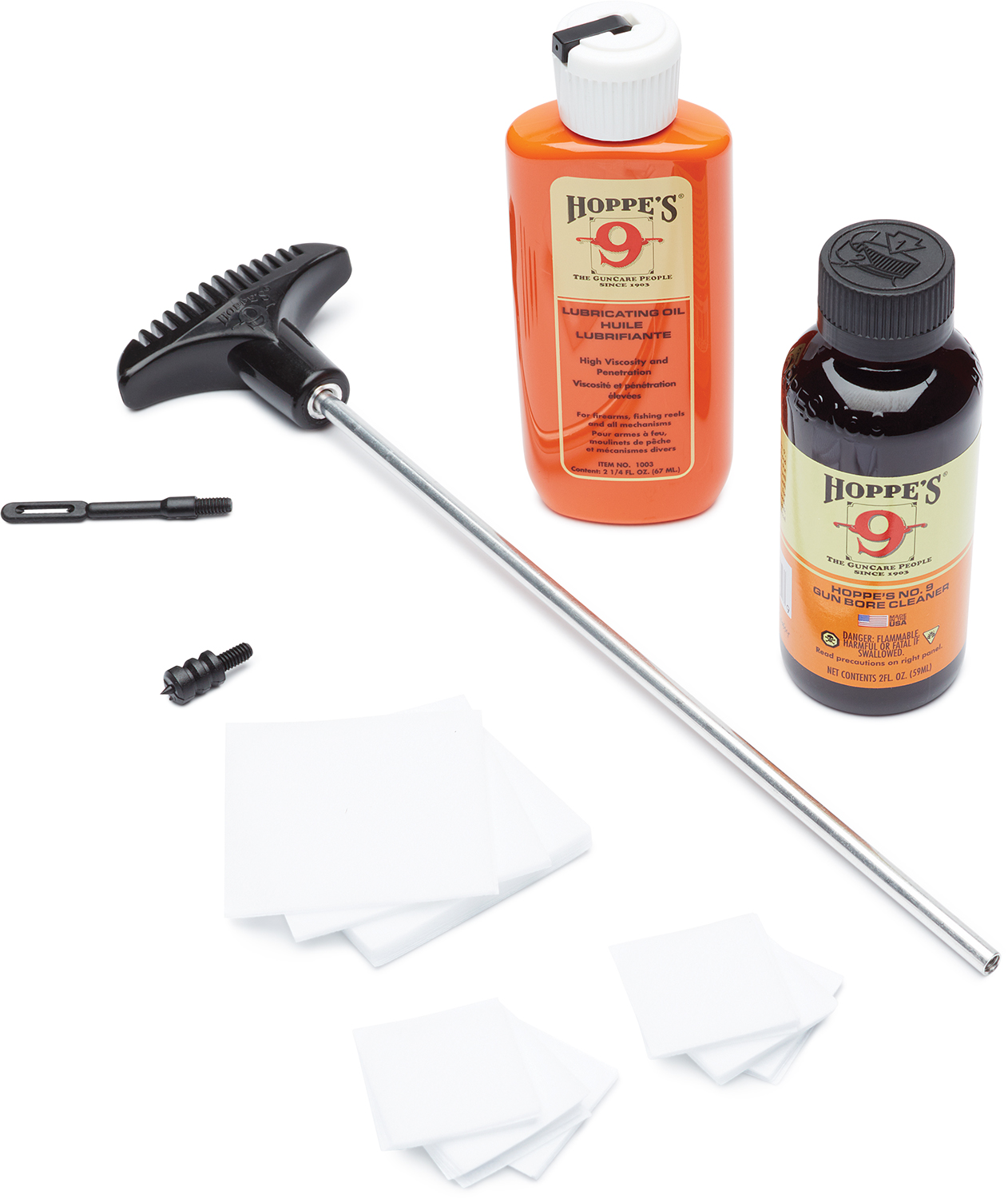 Hoppe's Pistol Cleaning Kit 38 / 357 Cal / 9mm (Clam Pack) - UPC: 026285513530 - HOP - Best Price $10.99