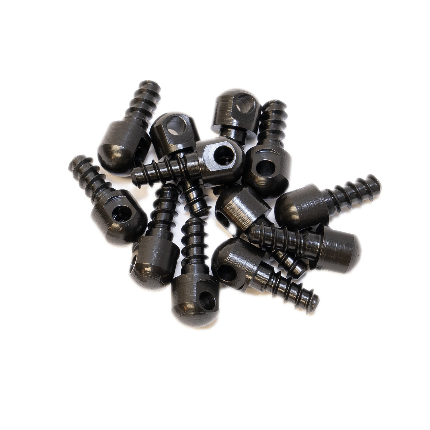 GrovTec US Inc GTHM60 Wood Screw  Swivel Studs 0.5 12-Pack Black