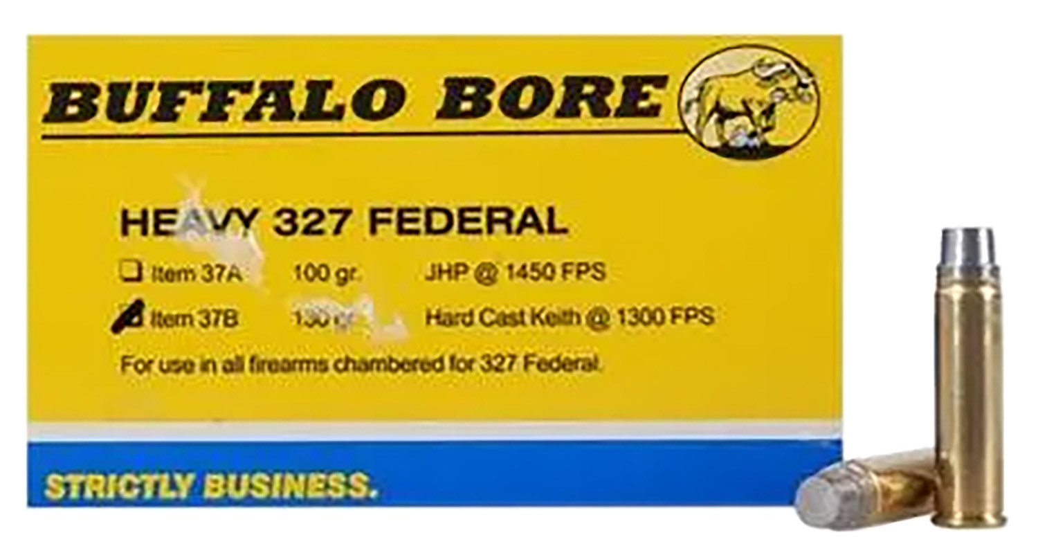 Buffalo Bore 37B20 Heavy 327 Federal Mag 130gr Hard Cast Ammo 20/Box