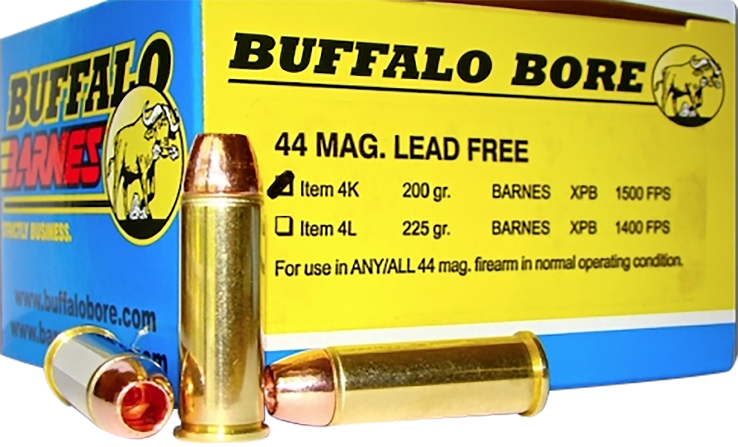 Buffalo Bore 4K20 44 Rem Mag 200gr Lead-Free Ammo 20 Rounds