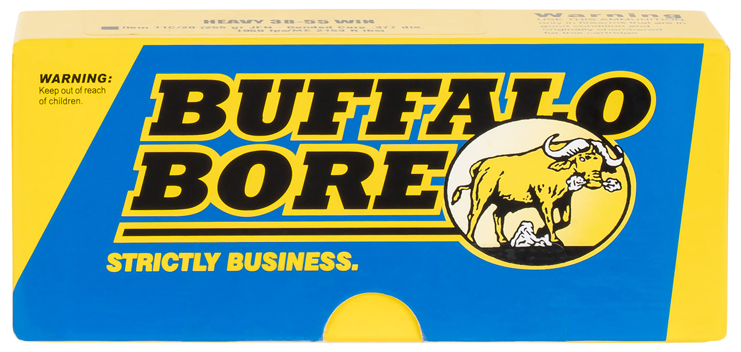 Buffalo Bore 11C20 38-55 Win 255gr Semi-Jacketed Flat Point Ammo 20/Box