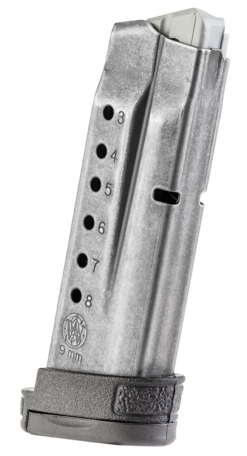 Smith & Wesson 199360000 M&P Shield  8rd 9mm Luger Magazine For S&W M&P Shield Stainless Steel