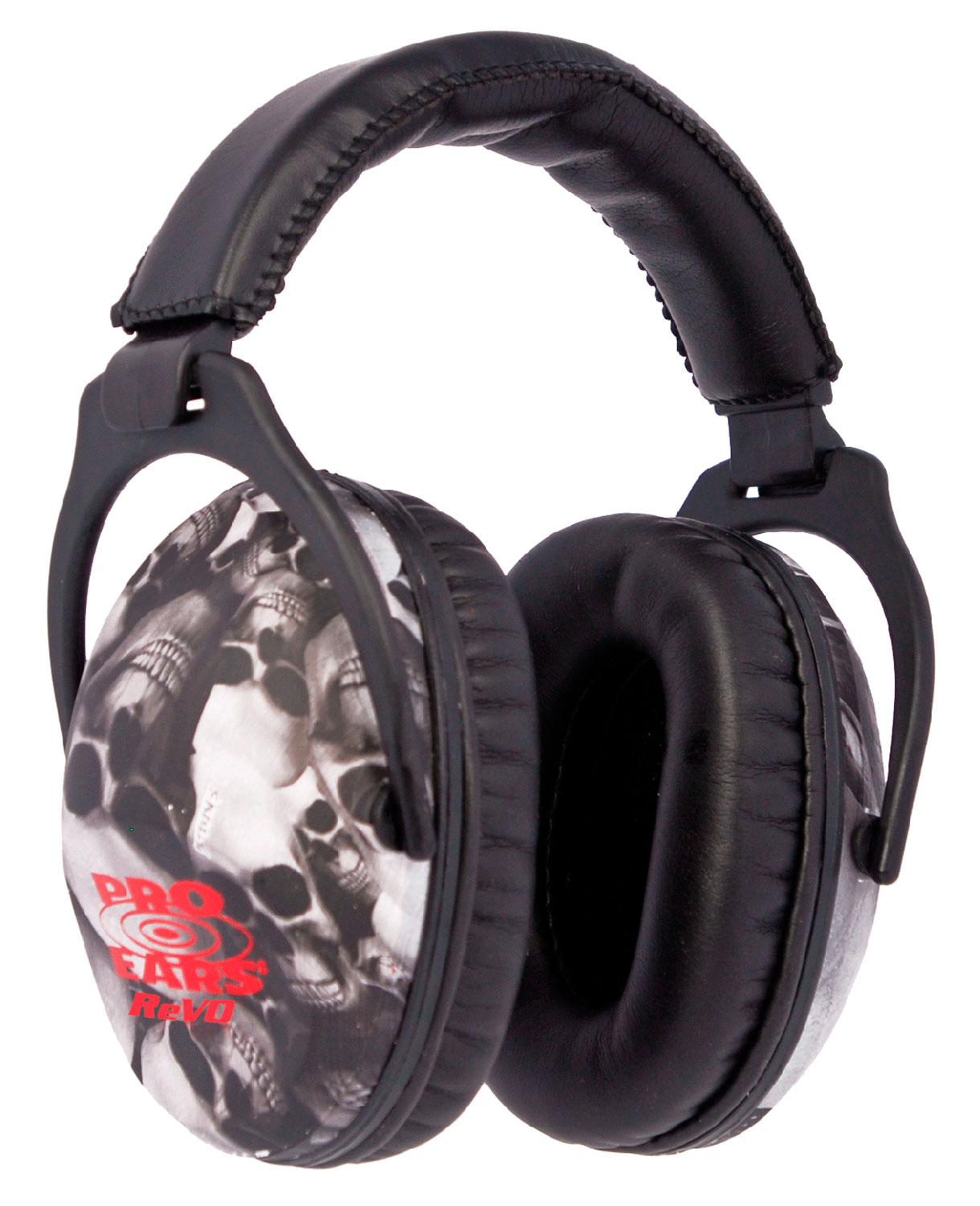 Pro Ears PE26UY006 ReVO Passive Muff 26 dB Over the Head Black w/Skull...-img-0