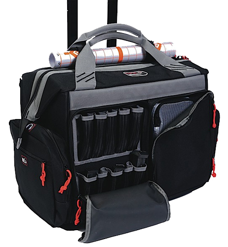 G Outdoors Inc. G*Outdoors Rolling Range Bag Canvas Smooth Black 2215RB