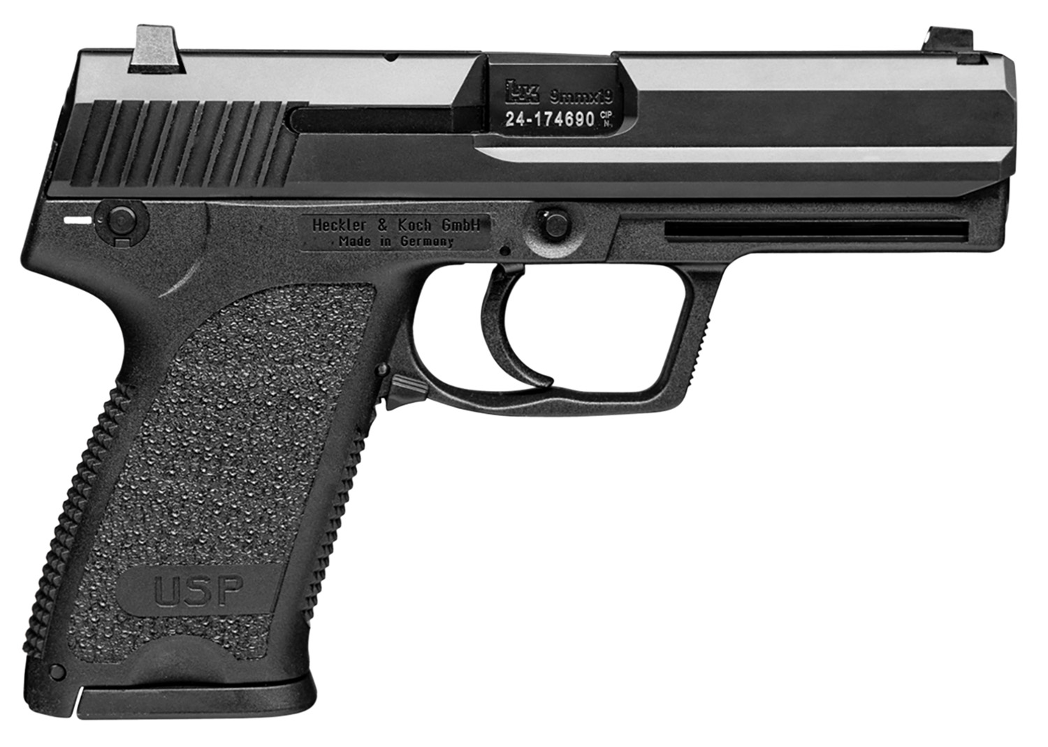 Heckler & Koch USP9 V7 LEM 9mm 4.25" (15+1) LEM FS
