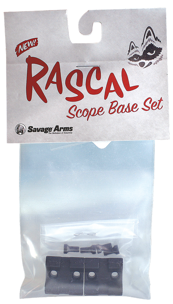 Savage Arms 70459 Rascal Two-Piece Scope Mount Base  Black Savage Arms 70459 Rascal Two-Piece Scope Mount Base  Black