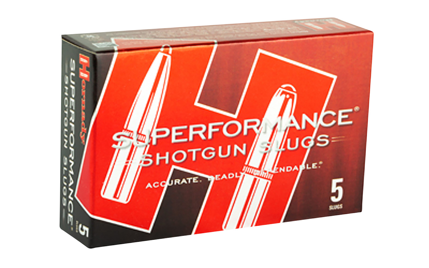 Hornady 86236 Superformance  12 Gauge 2.75 MonoFlex Slug Shot 5 Per Box/ 20 Case