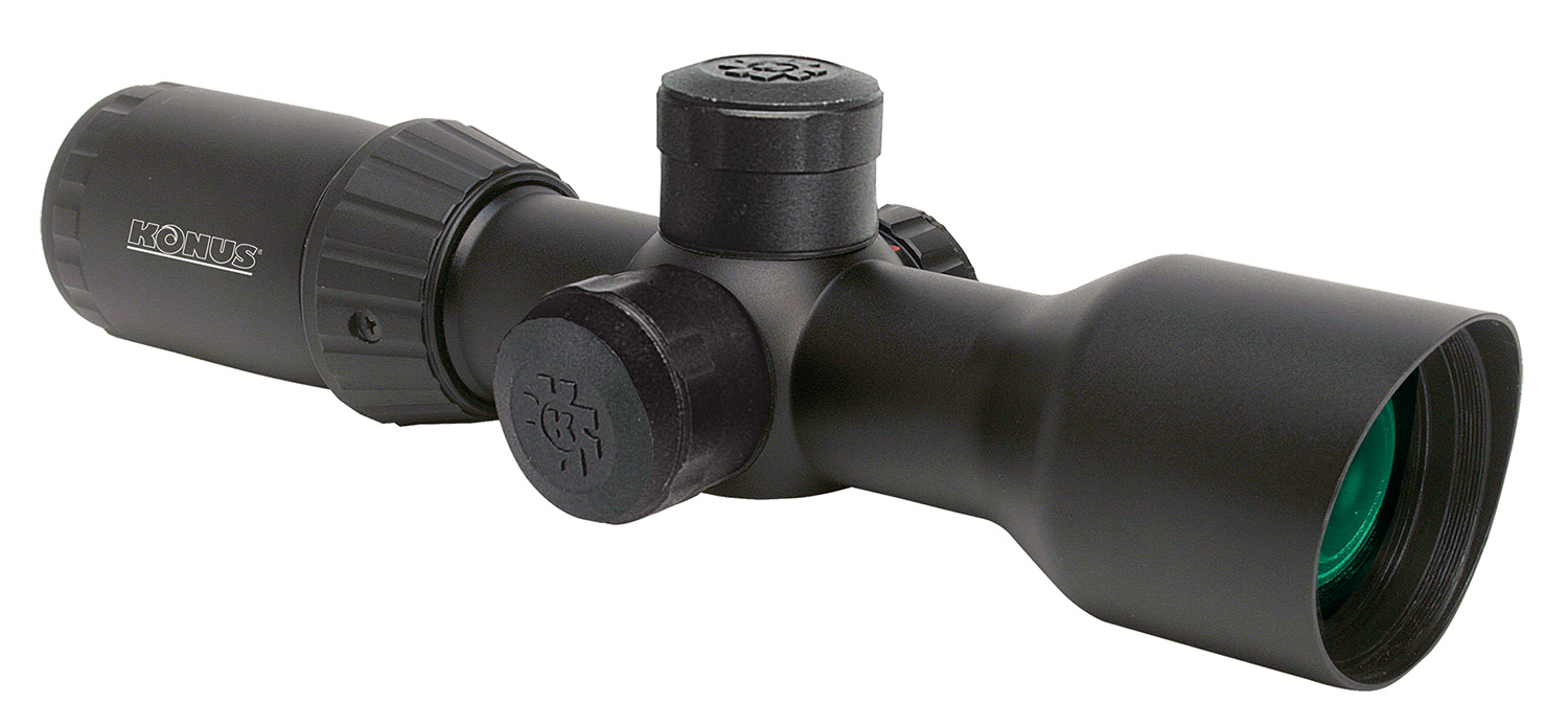 Konus USA KONUSPRO T-30 Compact 3-12x44mm Dual Illuminated 550 Ballistic Rifle Scope - Waterproof, Fogproof, Shockproof