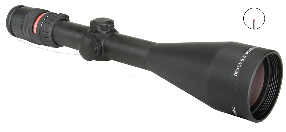 Trijicon Accupoint Rifle Scope 2.5-10X 56 Red Triangle Matte 30mm TR22R