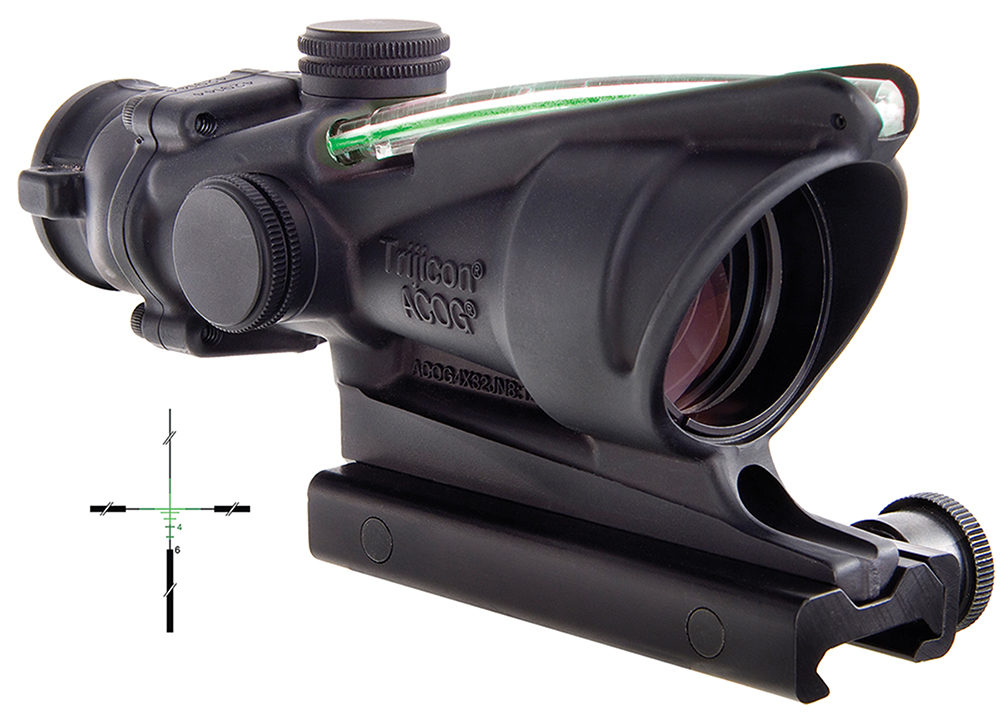Trijicon ACOG 4x32 Dual-Illuminated Green Crosshair Scope with TA51 Mount (.223/5.56)