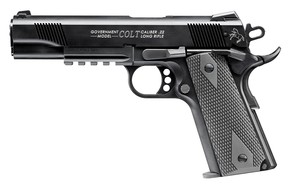 Walther Arms 1911 Colt Government A1 22 LR 5" Black Polymer Grip-img-0