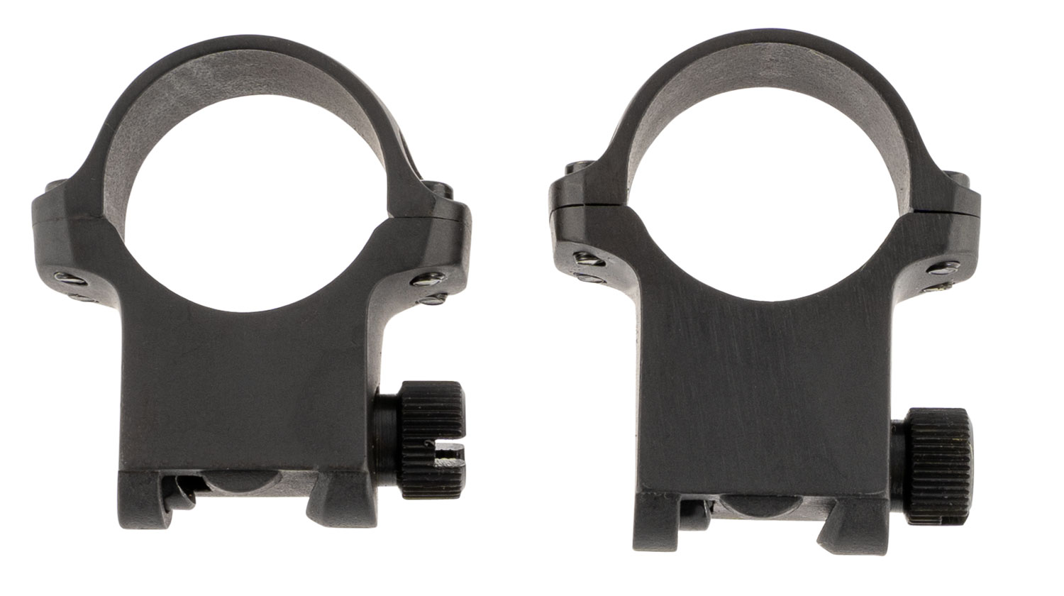 Ruger 90409 5BHM/6BHM Scope Ring Set  Matte Black 1 High
