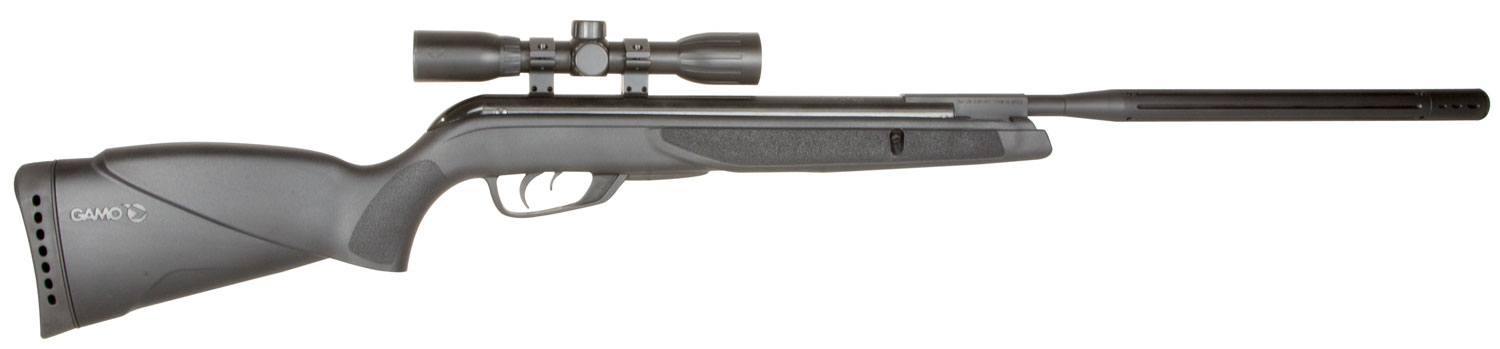 Gamo Wildcat Whisper .177 Air Rifle w/ Scope - Black