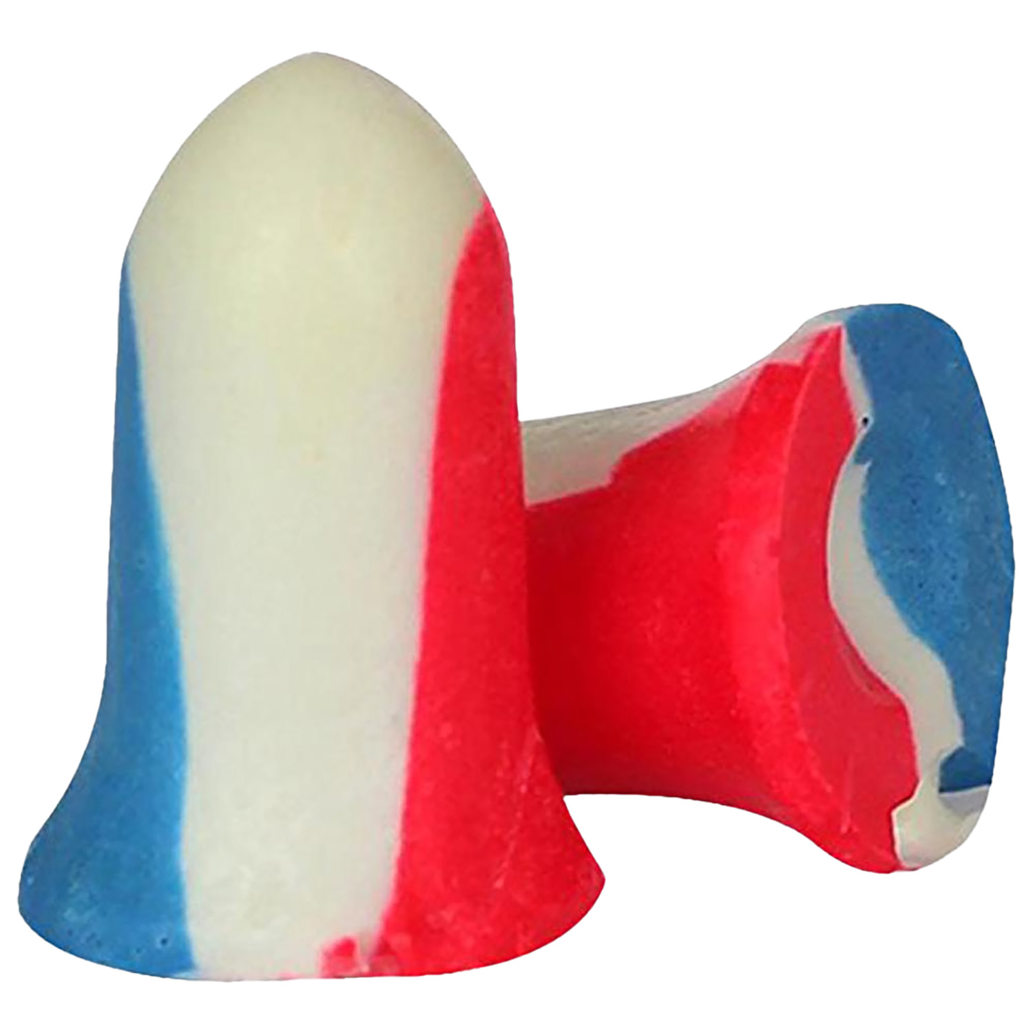 Howard Leight R01891 USA Shooters Earplugs  Foam 33 dB In The Ear Red/White/Blue Adult 10 pair