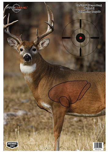 Birchwood Casey 35401 Pregame  Deer Paper Hanging Universal 16.50" x 24" 3 Per Pkg