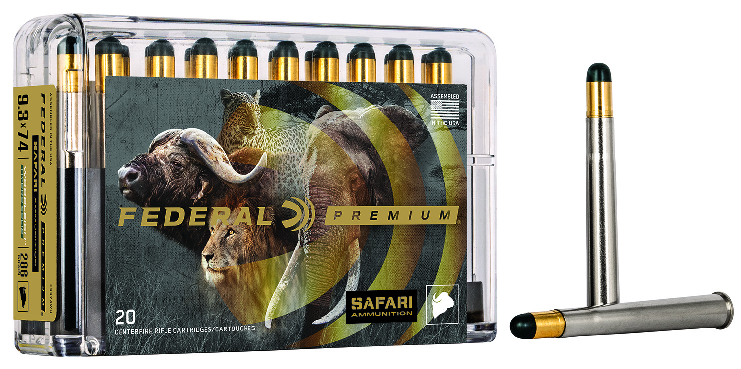 Federal Safari Cape-Shok 9.3x74R Woodleigh Hydro Solid 286gr