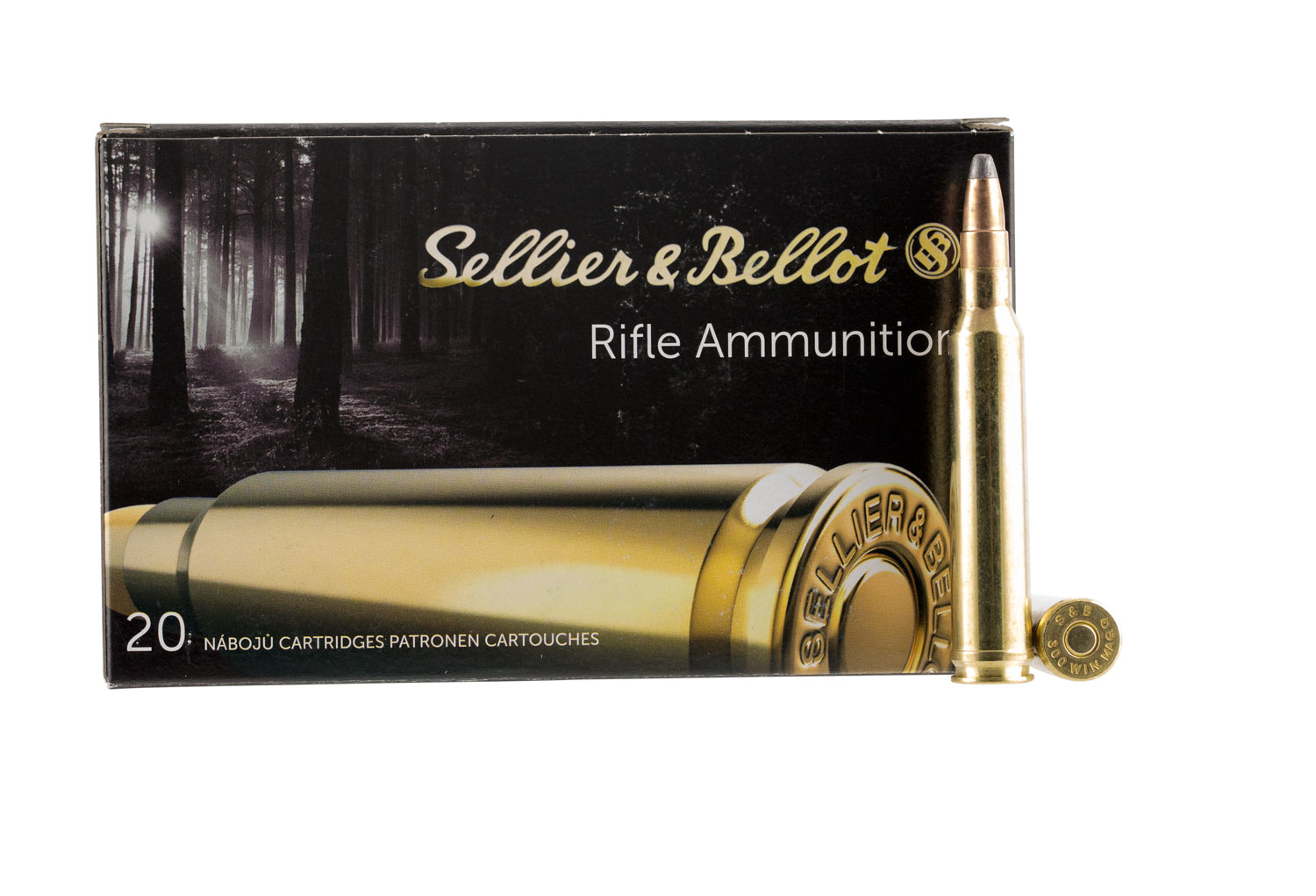 Sellier & Bellot SB300B Rifle 300WinMag 180gr Soft Point Cut Through...
