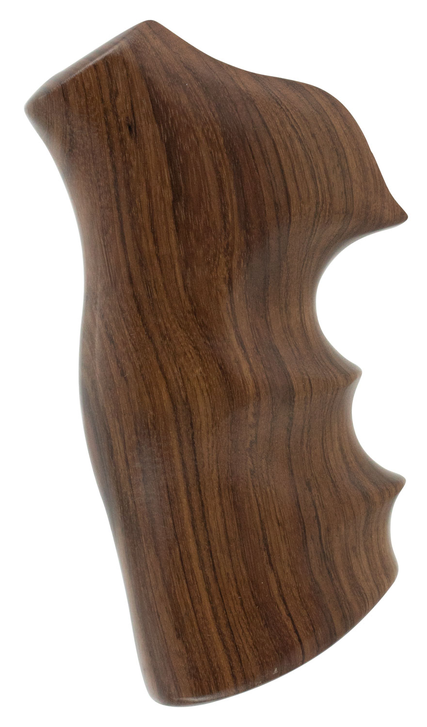 Hogue 80300 Pau Ferro Hardwood Grip with Finger Grooves for Ruger GP100 - Hogue - FANCY HARDWOOD